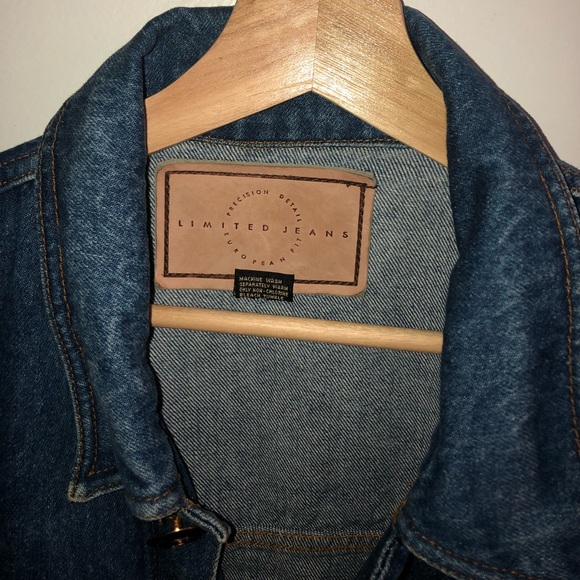 Vintage Denim Jean Jacket with gemstones - Picture 3 of 4